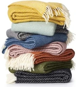 Klippan Yllefabrik Klippan Wollen Plaid Velvet Grey- 130x200cm -Klippan Yllefabrik 1051x1200