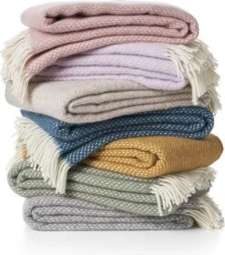 Klippan Yllefabrik Klippan Wollen Plaid Preppy Musterd -Klippan Yllefabrik 1058x1200