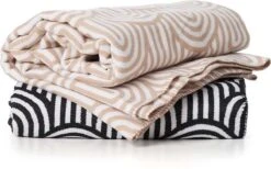 Klippan Yllefabrik Klippan Plaid - Katoen - Arcade - Zwart/wit - 140x180 -Klippan Yllefabrik 1200x749