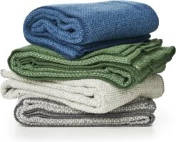 Klippan Yllefabrik Plaid Lamswol Domino Groen - Klippan -Klippan Yllefabrik 1200x969