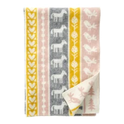 Klippan Yllefabrik Nature Wollen Babydeken