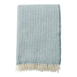 Klippan Yllefabrik Line Wollen Plaid