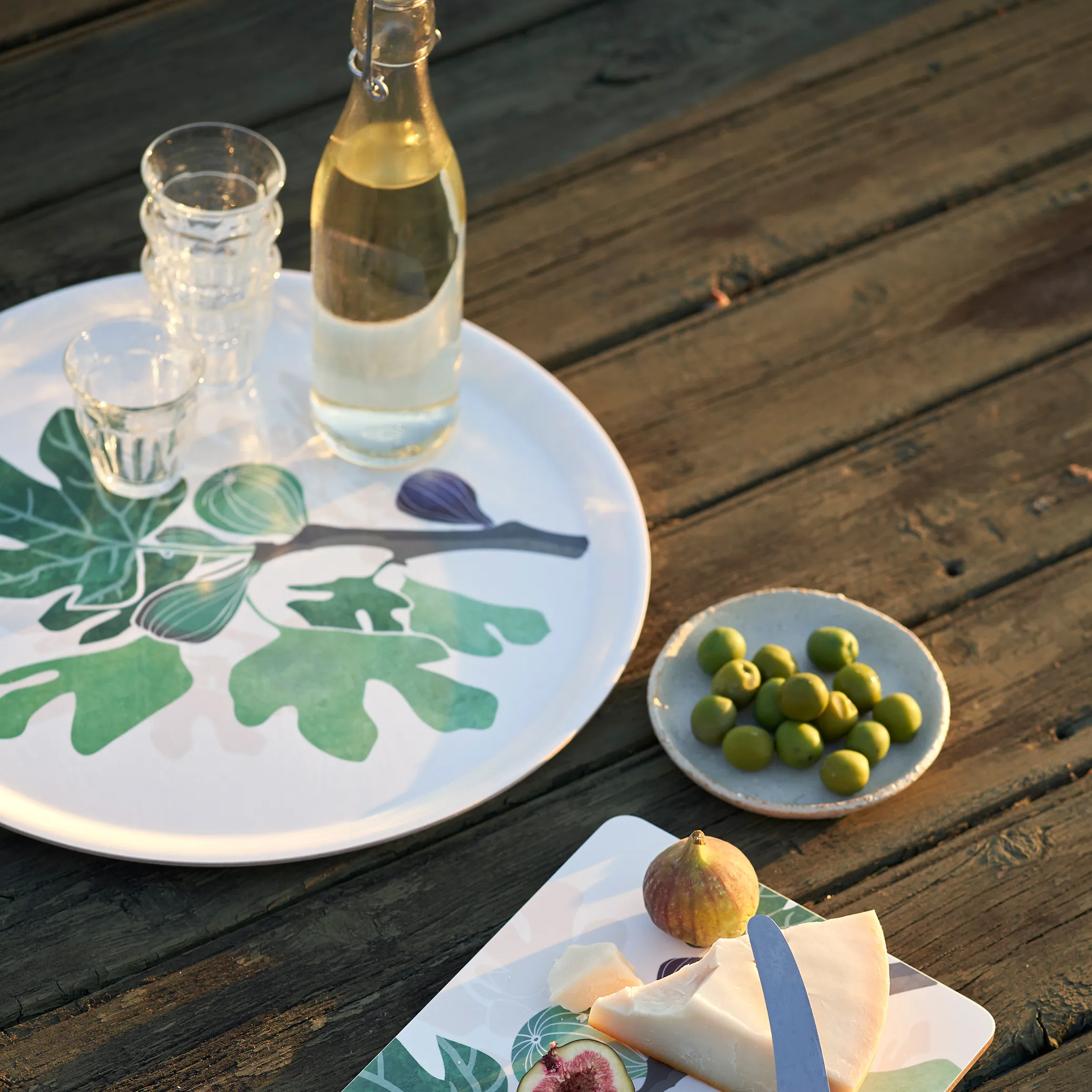 Klippan Yllefabrik Figs Dienblad Ø38 Cm 4 Klippan Yllefabrik Figs Dienblad Ø38 Cm - Afbeelding 2