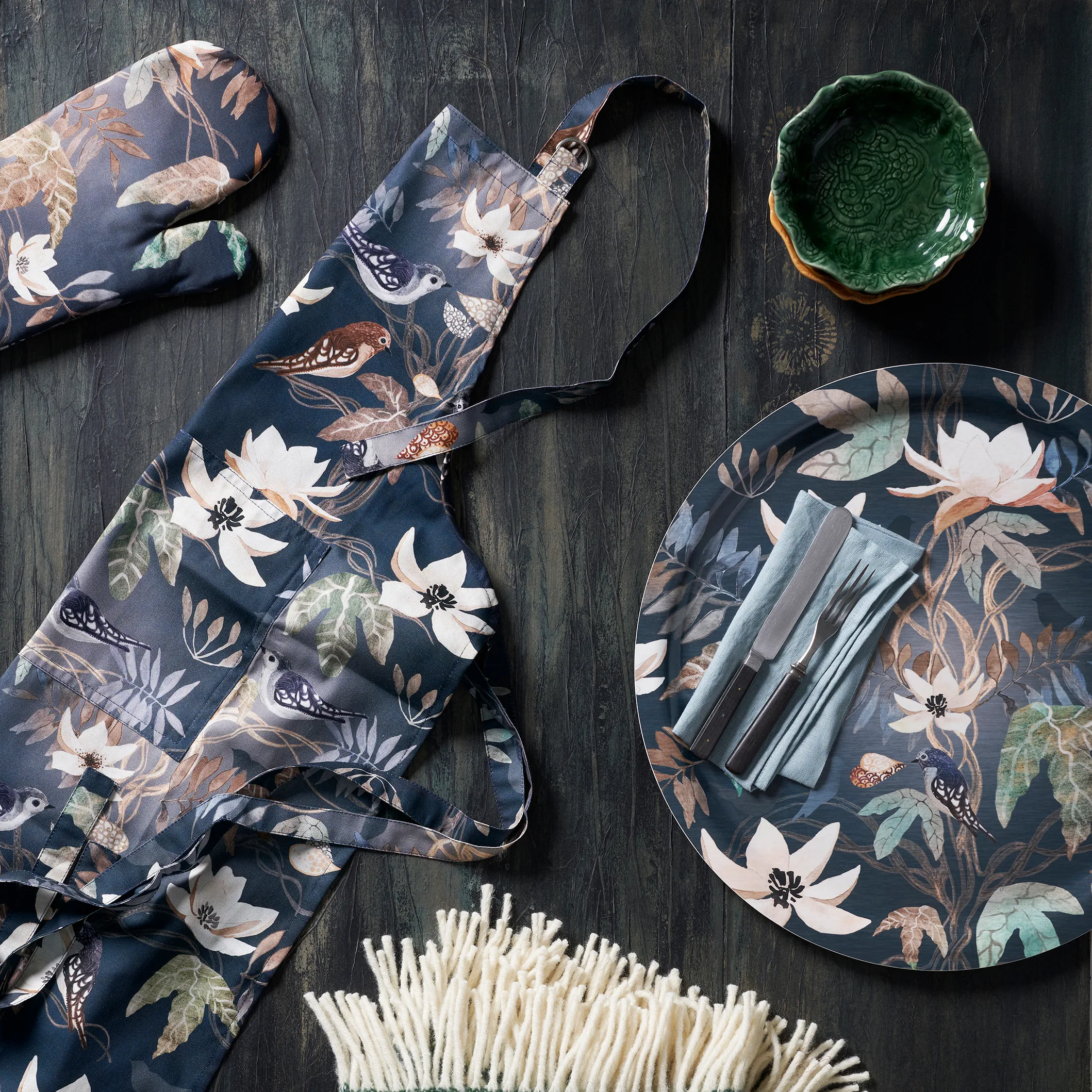 Klippan Yllefabrik Moonlight Grillhandschoen 4 Klippan Yllefabrik Moonlight Grillhandschoen - Afbeelding 2