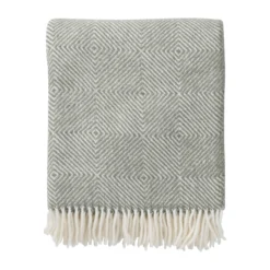 Klippan Yllefabrik Gooseye Wollen Plaid 130x200 Cm