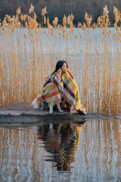 Klippan Yllefabrik Klippan - Gotland - Multi Yellow - Plaid - 100% Wol - 130 Cm X 200 Cm - Geel - Bruin - Oranje - Ecru -Klippan Yllefabrik 799x1200 5