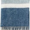 Klippan Yllefabrik Klippan- Gotland Stripe Petrol- Woondeken - Plaid - 100% Gotland Wol - 130cm X 200cm - 2 Klippan Yllefabrik Klippan- Gotland Stripe Petrol- Woondeken - Plaid - 100% Gotland Wol - 130cm X 200cm - -Klippan Yllefabrik 853x1200 2
