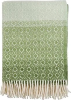 Klippan Yllefabrik Klippan - Havanna - Plaid - Green Multi - 100% Wol - Wasbaar - Groen - 130 X 200