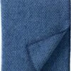 Klippan Yllefabrik Klippan - Domino Plaid - Wollen Plaid - Sea Blue - 130cm X 180cm - Blauw - 100% Wol -Klippan Yllefabrik 882x1200